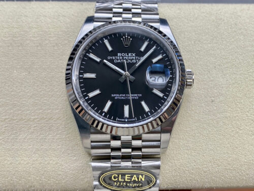 Replica Rolex Datejust M126234-0015 36MM Clean Factory Stainless Steel Strap Watch Watch