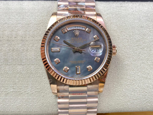 Replica Rolex Day Date 118235 36MM GM Factory Gold Strap Watch