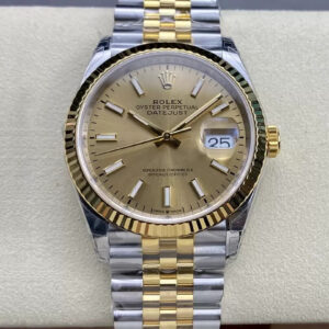 Replica Rolex Datejust M126233-0015 VS Factory Champagne Dial Watch