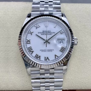 Replica Rolex Datejust M126234-0025 36MM VS Factory White Dial Watch