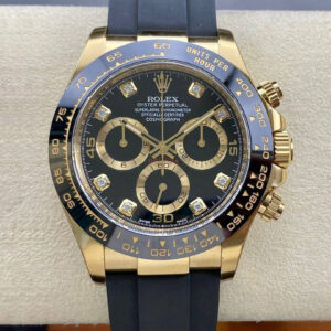 Replica Rolex Cosmograph Daytona M116518ln-0078 Clean Factory Black Rubber Strap Watch