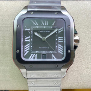 Replica Cartier Santos WSSA0037 GF Factory V2 Stainless Steel Silver Strap WatchReplica Cartier Santos WSSA0037 GF Factory V2 Stainless Steel Silver Strap Watch