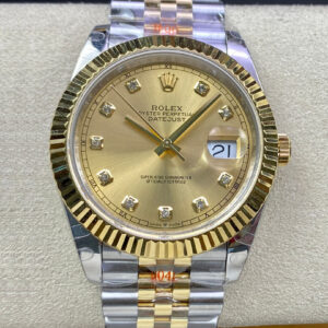 Replica Rolex Datejust M126333-0012 GM Factory Yellow Diamond Dial Watch