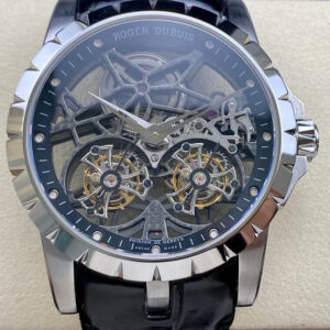 Replica Roger Dubuis Excalibur RDDBEX0396 YS Factory Black Strap Watch