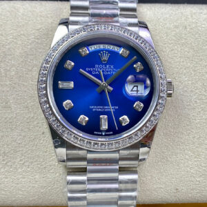 Replica Rolex Day Date M128396TBR-0008 36MM GM Factory Stainless Steel Watch