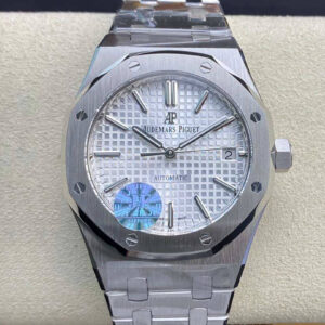 Replica Audemars Piguet Royal Oak 15450ST.OO.1256ST.01 JF Factory White Dial Watch