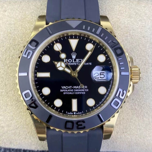 Replica Rolex Yacht Master M226658-0001 Clean Factory Black Bezel Watch