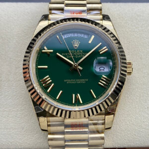 Replica Rolex Day Date M228238-0061 GM Factory Gold Stainless Steel Strap Watch