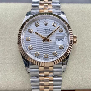 Replica Rolex Datejust M126231-0039 36MM VS Factory Diamond Dial Watch