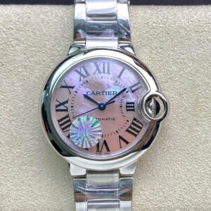 Replica Ballon Bleu De Cartier 33MM AF Factory Stainless Steel Watch