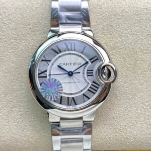 Replica Ballon Bleu De Cartier W6920071 33MM AF Factory Stainless Steel Strap Watch