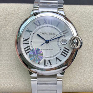 Replica Ballon Bleu De Cartier W69012Z4 42MM AF Factory Stainless Steel Bezel Watch