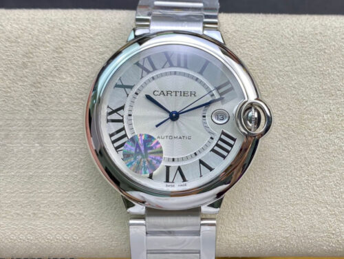 Replica Ballon Bleu De Cartier W69012Z4 42MM AF Factory Stainless Steel Bezel Watch