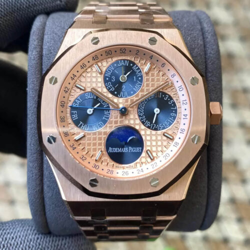 Replica Audemars Piguet Royal Oak 26584OR.OO.1220OR.01 APS Factory Gold Case Watch