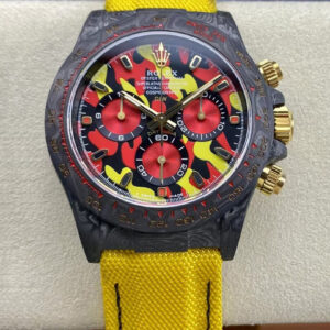 Replica Rolex Daytona Cosmograph Diw Custom Version Noob Factory Yellow Strap Watch