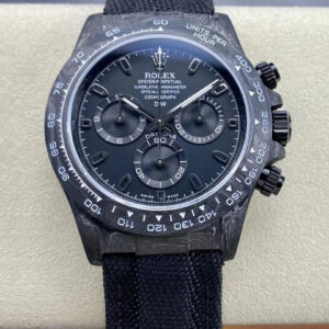 Replica Rolex Daytona Cosmograph Diw Custom Version Noob Factory Black Carbon Fiber Case Watch