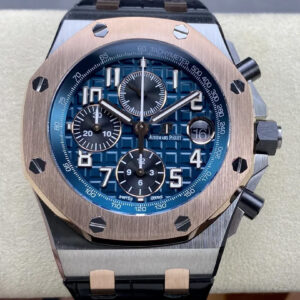 Replica Audemars Piguet Royal Oak Offshore 26471SR.OO.D101CR.01 APF Factory Blue Dial Titanium Case Watch