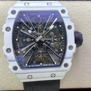 Replica Richard Mille RM12-01 Tourbillon RM Factory Carbon Fiber Case Watch