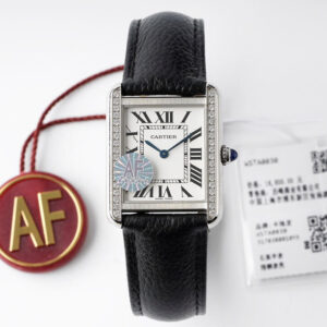 Replica Cartier Tank Quartz AF Factory White Dial Watch