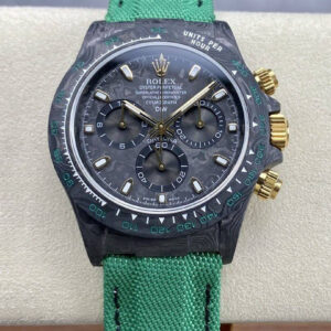 Replica Rolex Daytona Cosmograph Diw Custom Version Noob Factory Black Carbon Fiber Watch