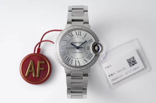 Replica Ballon Bleu De Cartier W4BB0028 33MM AF Factory Stainless Steel Watch