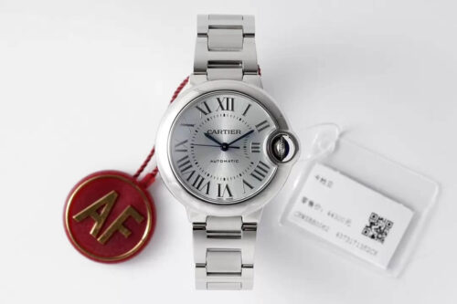 Replica Ballon Bleu De Cartier WSBB0062 33MM AF Factory Stainless Steel Strap Watch