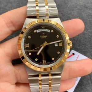 Replica Tudor Royal M28603-0005 V7 Factory Black Diamond Dial Watch