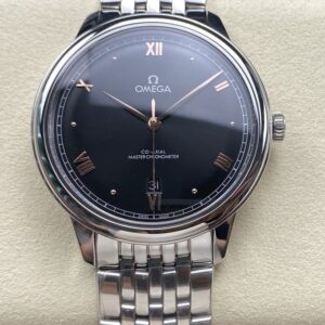 Replica Omega De Ville 434.10.40.20.01 KZ factory stainless steel case- AR Replica Watches