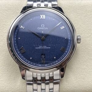 Replica Omega De Ville 434.10.40.20.03 KZ factory dark blue dial- AR Replica Watches