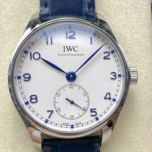 Replica IWC Portugueser IW358304 GR Factory Alligator Leather Strap- AR Replica Watches