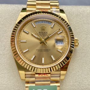 Replica Rolex DayDate m228238-0003 ARF Factory Transparent case back- AR Replica Watches