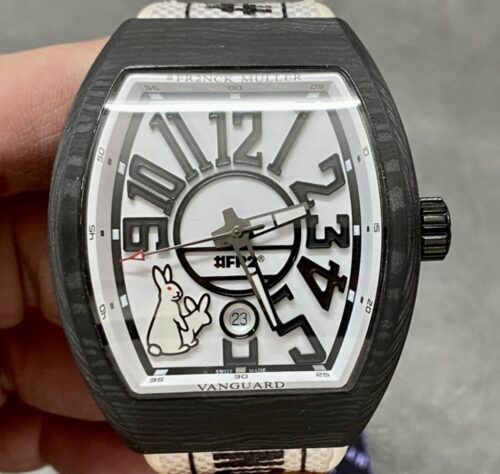 Replica Franck Muller MEN’S COLLECTION V 46 CH CA ABF factory Black Case - AR Replica Watches