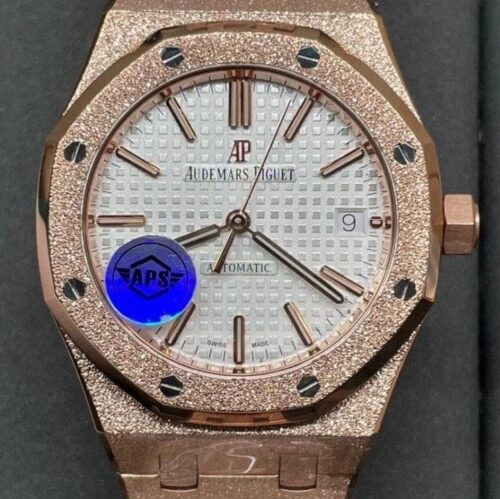 Replica Audemars Piguet Royal Oak 15454OR.GG.1259OR.01 APS factory Frost Gold - AR Replica Watches