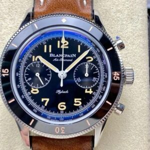 Replica Blancpain Air Command AC01-1130-63A TW factory Brown Strap - AR Replica Watches