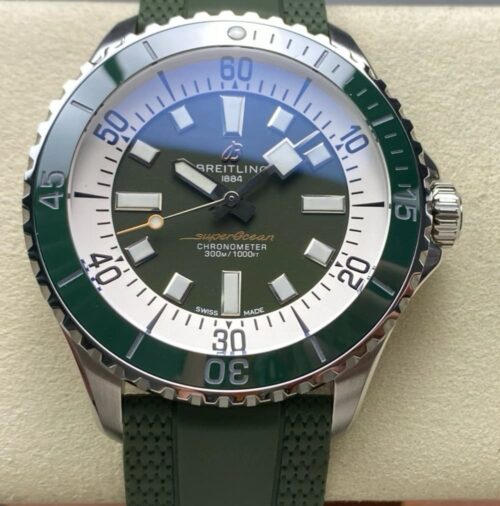 Replica Breitling Superocean A17376A31L1S1 TF factory Green Dial - AR Replica Watches