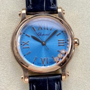 Replica Chopard HAPPY SPORT 278590-3010 YF factory Blue Dial- AR Replica Watches