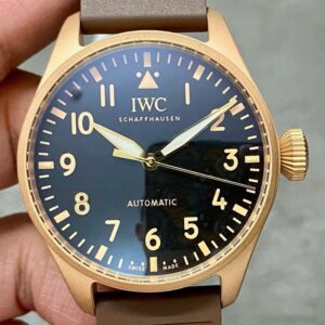 Replica IWC Pilot IW329703-001 M+ factory Gold Case- AR Replica Watches