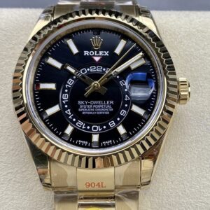 Replica Rolex Sky-Dweller m326938-0004 Noob factory Black Dial- AR Replica Watches